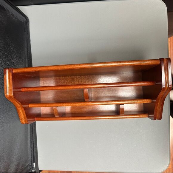 Solid Wood Desktop Organizer Mail Sorter - Picture 6 of 15